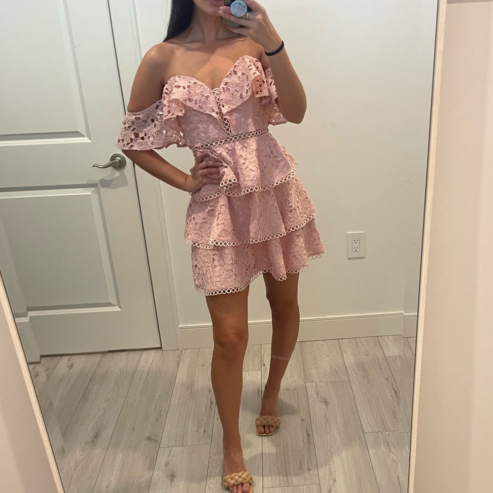 Sau Lee Revolve Clothing Tiered Dress